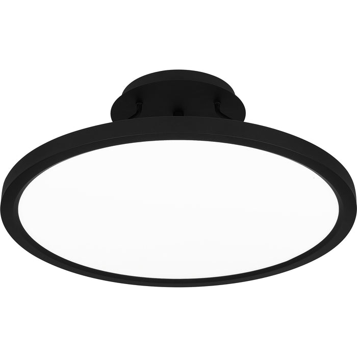 Quoizel OST1820EK LED Semi Flush Mount, Earth Black