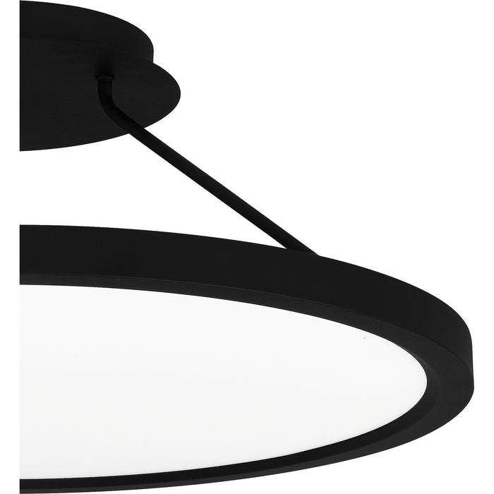 Quoizel OST1820EK LED Semi Flush Mount, Earth Black