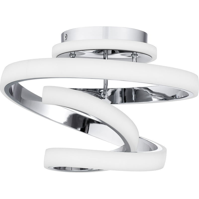 Quoizel PCAVI1713C LED Semi Flush Mount, Polished Chrome
