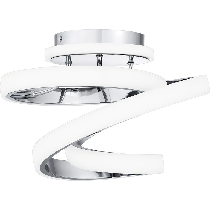 Quoizel PCAVI1713C LED Semi Flush Mount, Polished Chrome