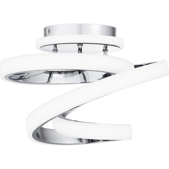 Quoizel PCAVI1713C LED Semi Flush Mount, Polished Chrome