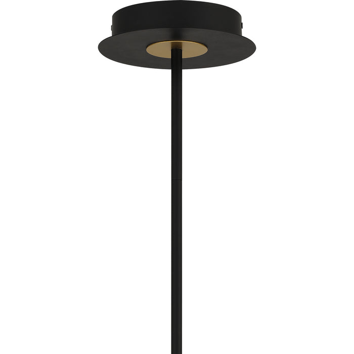 Quoizel PCAZA340MBK LED Island Chandelier, Matte Black