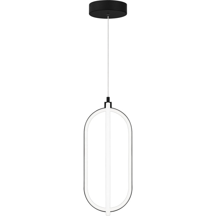 Quoizel PCCLT1507MBK LED Mini Pendant, Matte Black