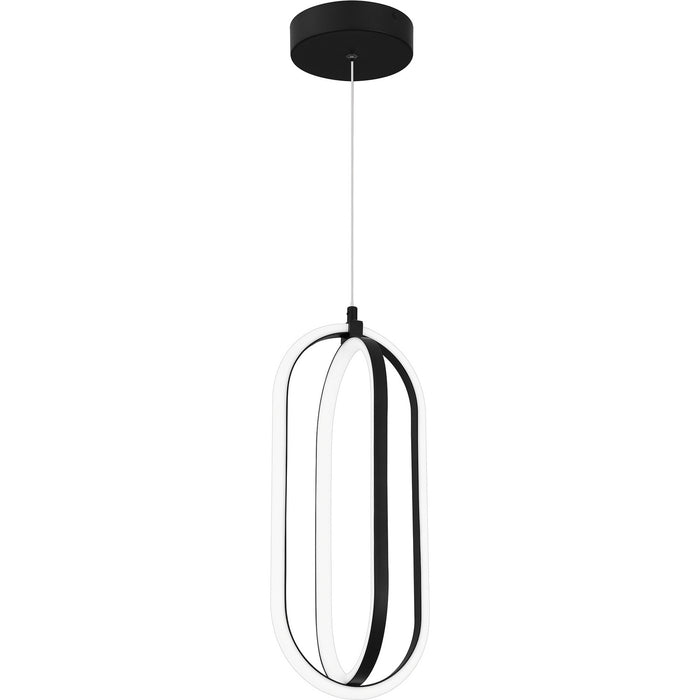 Quoizel PCCLT1507MBK LED Mini Pendant, Matte Black