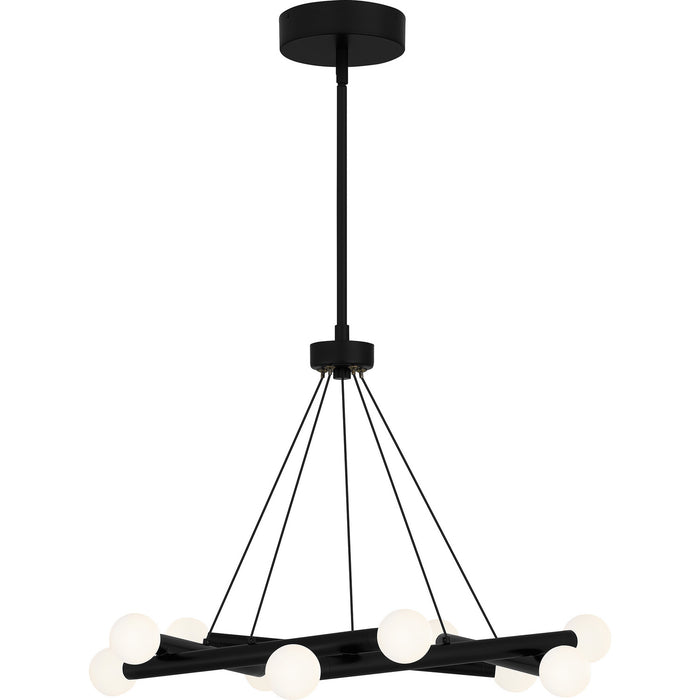 Quoizel PCCYP5023MBK LED Chandelier, Matte Black