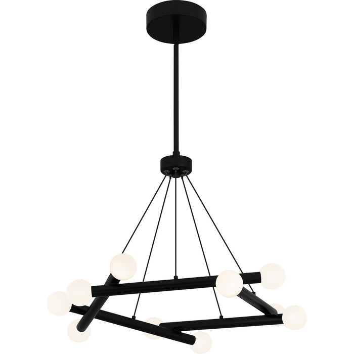 Quoizel PCCYP5023MBK LED Chandelier, Matte Black