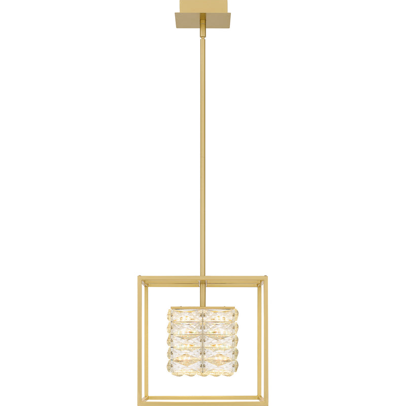 Quoizel PCDZ2812SGD LED Pendant, Soft Gold
