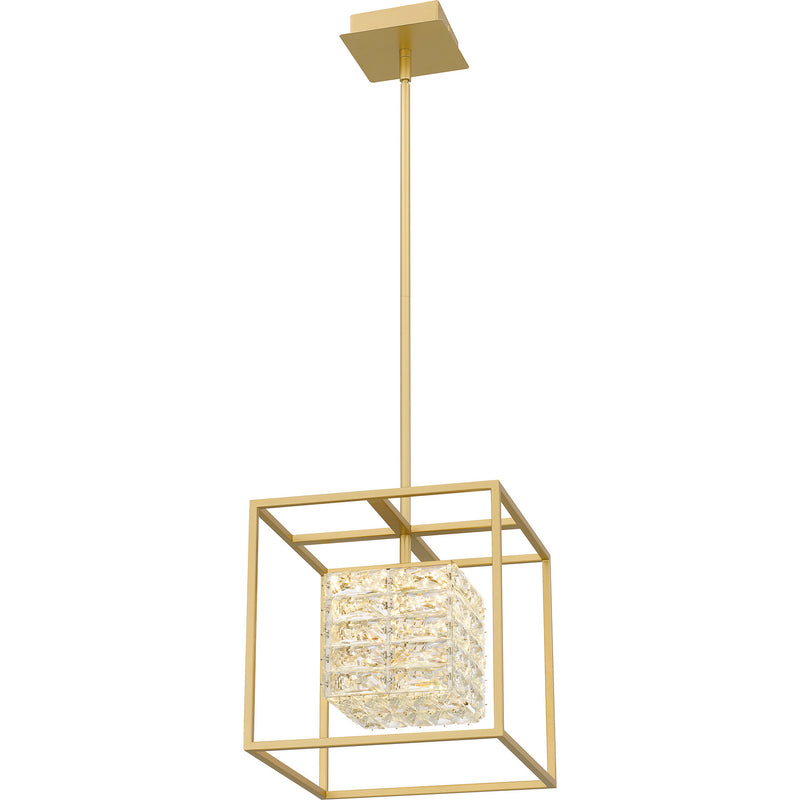 Quoizel PCDZ2812SGD LED Pendant, Soft Gold