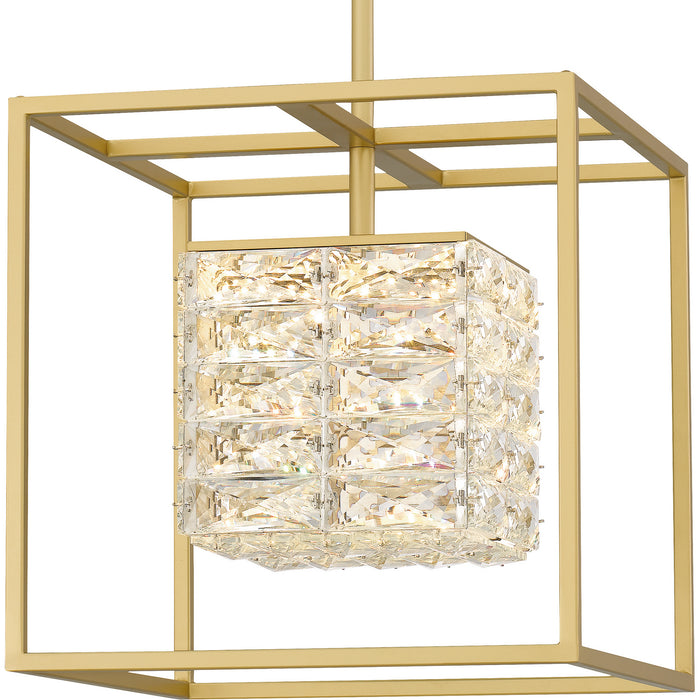 Quoizel PCDZ2812SGD LED Pendant, Soft Gold