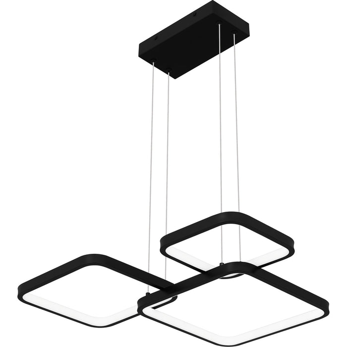 Quoizel PCELV2821MBK LED Pendant, Matte Black