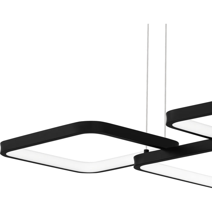 Quoizel PCELV2821MBK LED Pendant, Matte Black