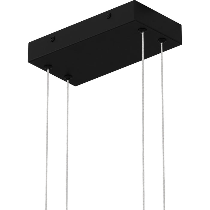 Quoizel PCELV2821MBK LED Pendant, Matte Black