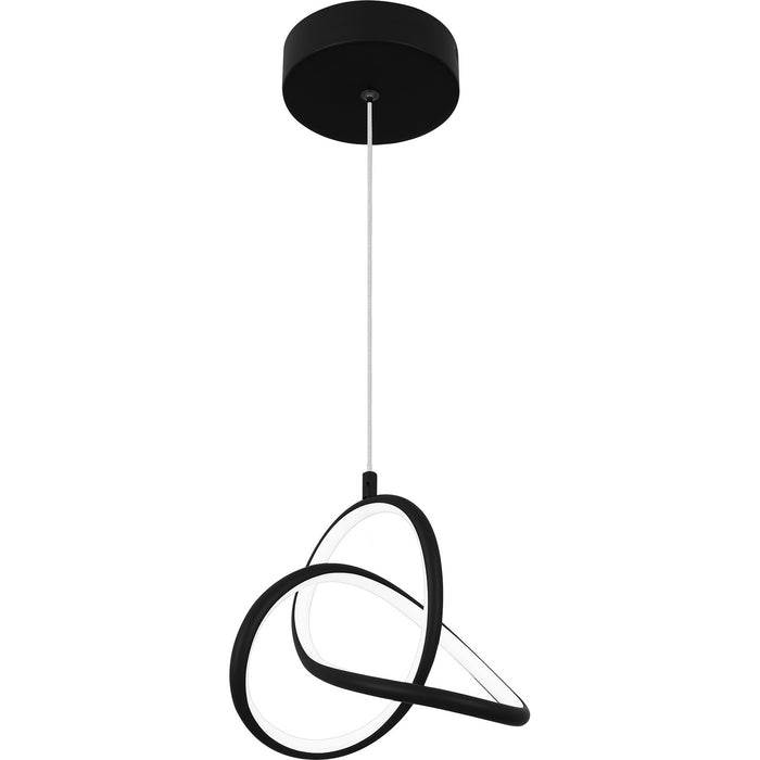 Quoizel PCILR1507MBK LED Mini Pendant, Matte Black