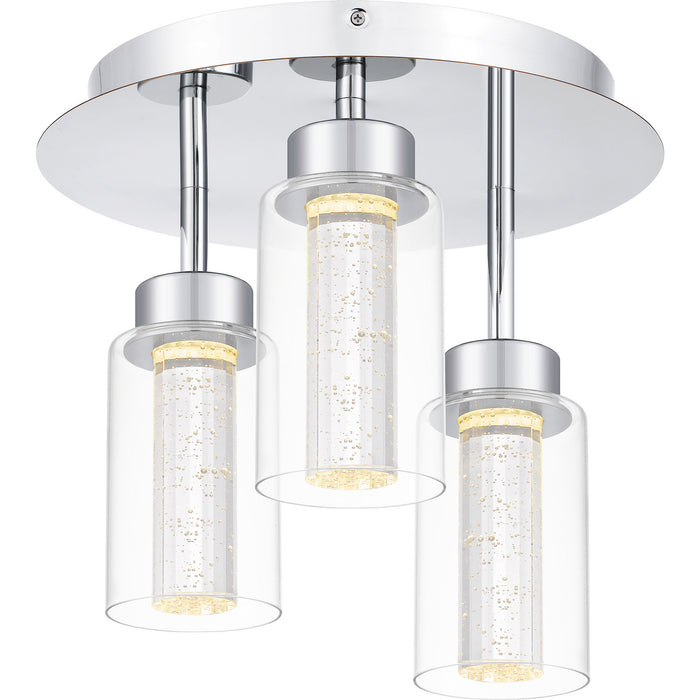 Quoizel PCJAD1614C LED Flush Mount, Polished Chrome