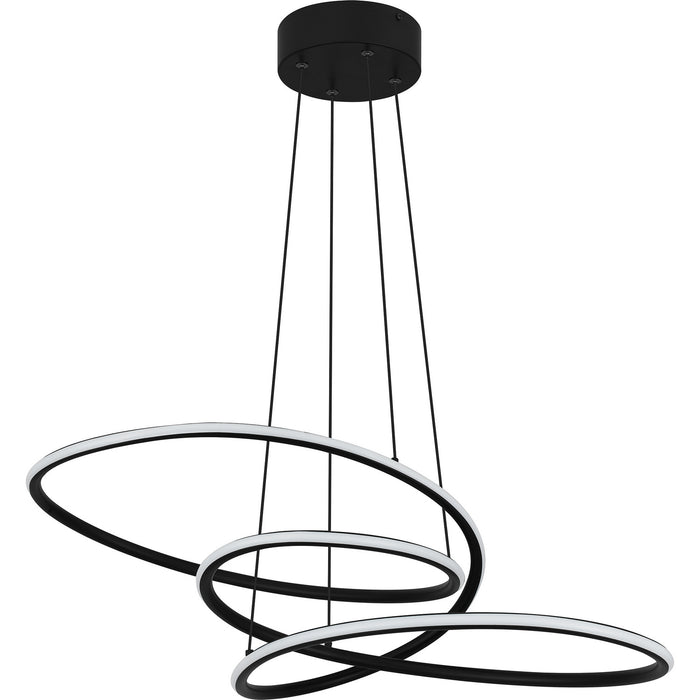 Quoizel PCOVD2827MBK LED Pendant, Matte Black