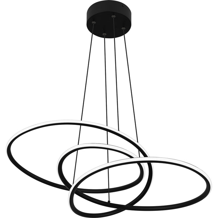Quoizel PCOVD2827MBK LED Pendant, Matte Black