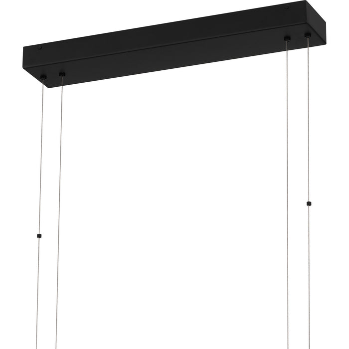Quoizel PCSYL138MBK LED Island Chandelier, Matte Black