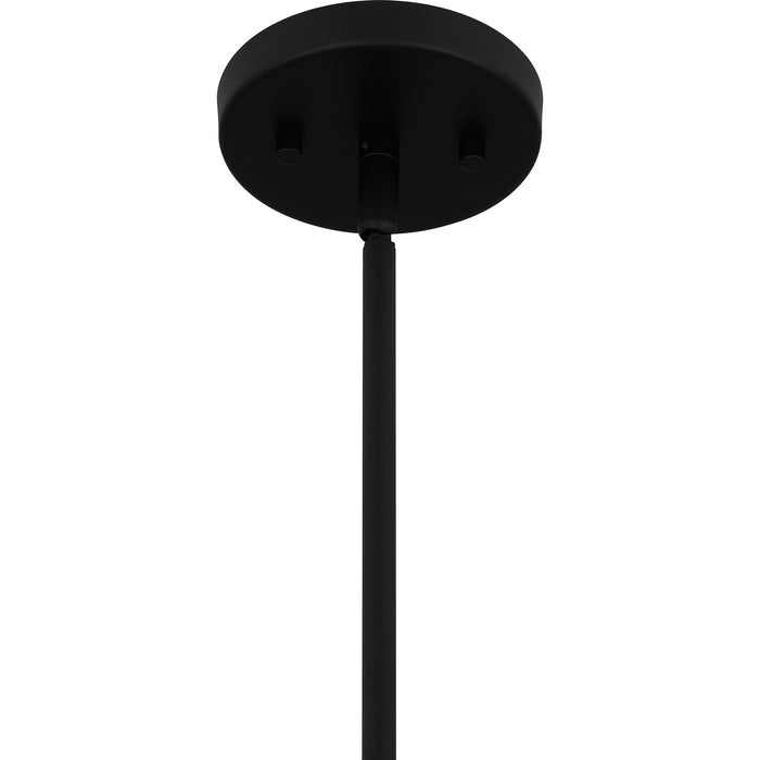 Quoizel QPP5593MBK One Light Mini Pendant, Matte Black