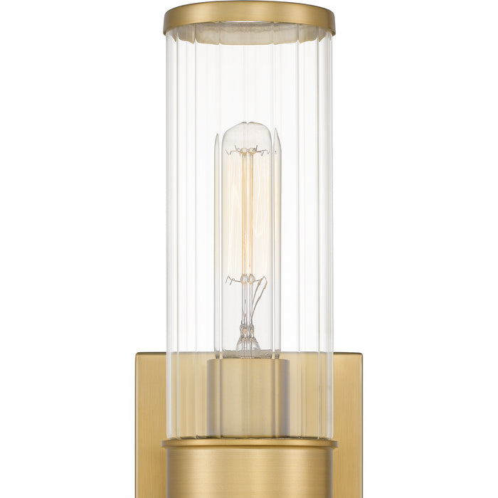 Quoizel QW16128AB Two Light Wall Sconce, Aged Brass