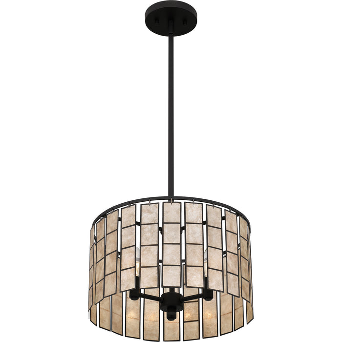 Quoizel SGLM2814MBK Three Light Pendant, Matte Black