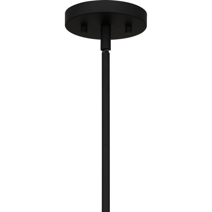 Quoizel SGLM2822MBK Four Light Pendant, Matte Black