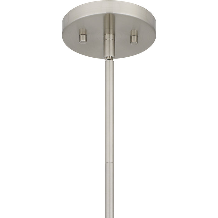 Quoizel SYA1506BN One Light Mini Pendant, Brushed Nickel