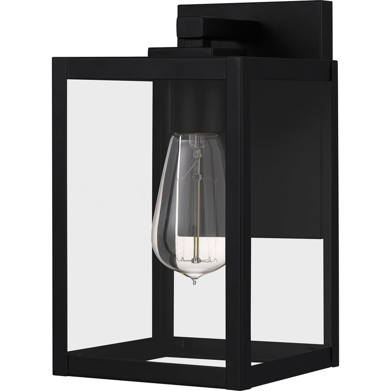 Quoizel WVR8305EK One Light Outdoor Wall Lantern, Earth Black