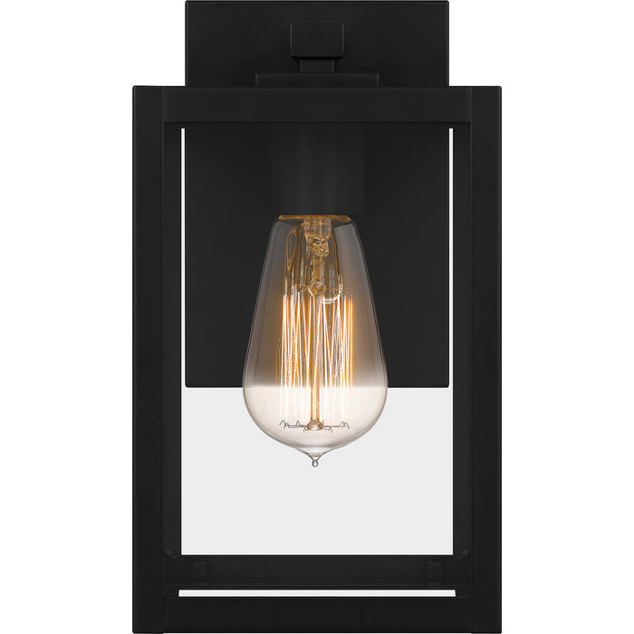 Quoizel WVR8305EK One Light Outdoor Wall Lantern, Earth Black