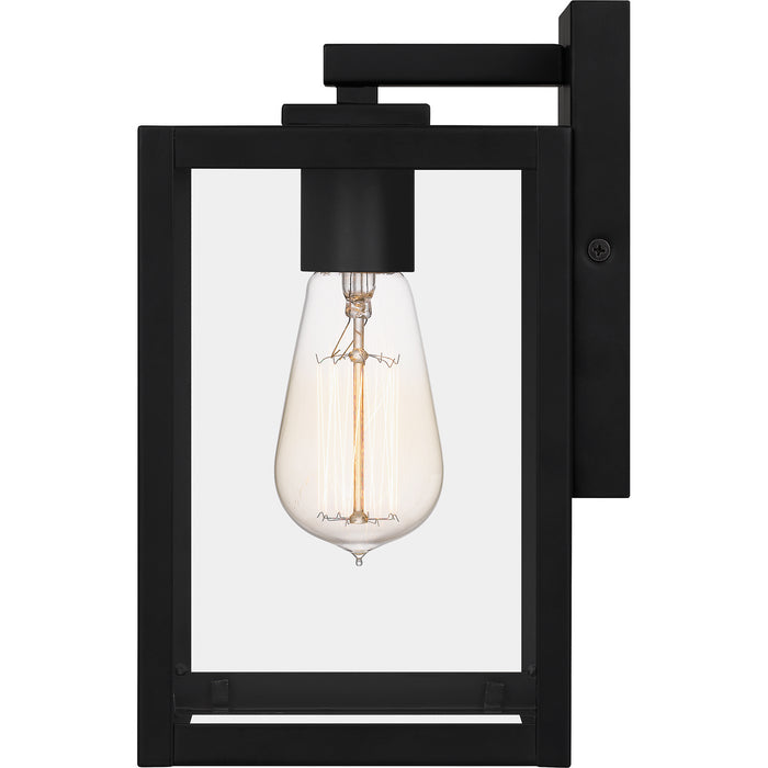 Quoizel WVR8305EK One Light Outdoor Wall Lantern, Earth Black