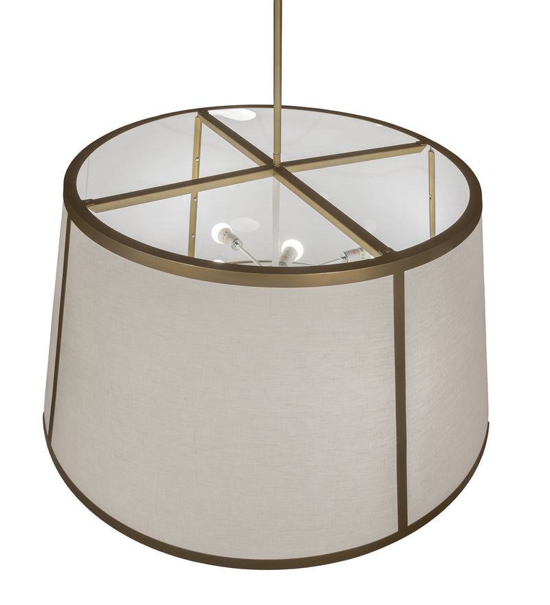 Meyda Tiffany 218060 LED Pendant, Matte Buttered Brass