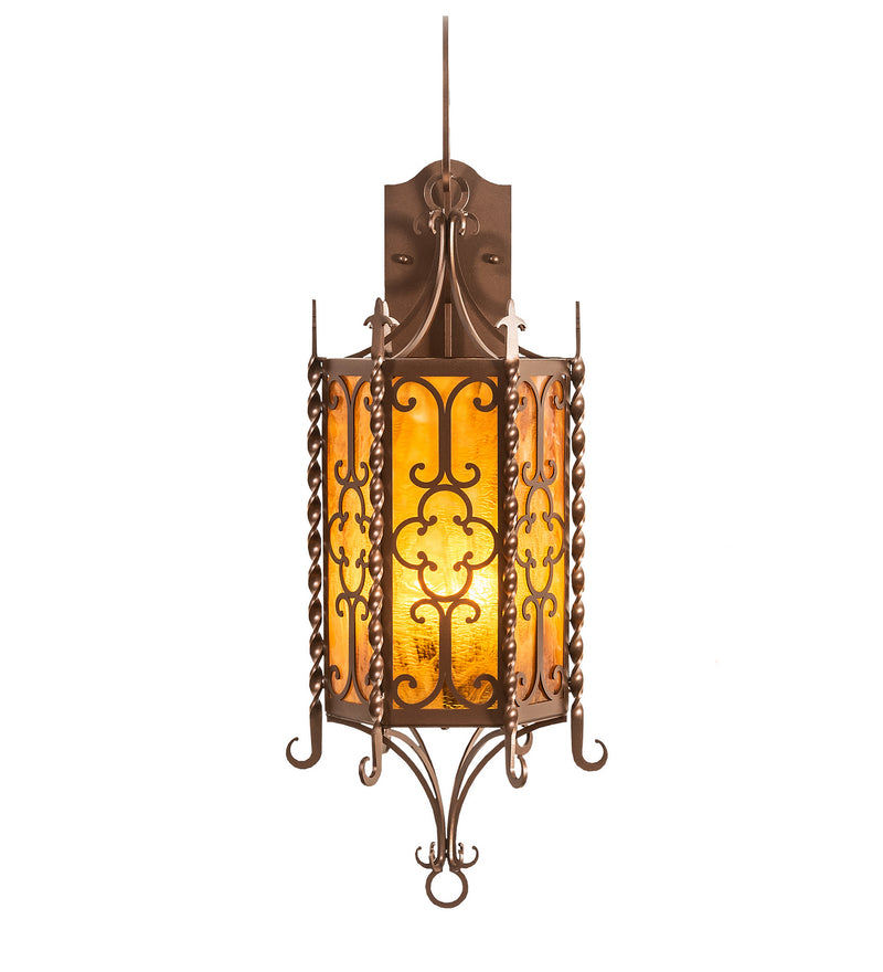 Meyda Tiffany 220807 Three Light Wall Sconce, C-Mahogany Bronze