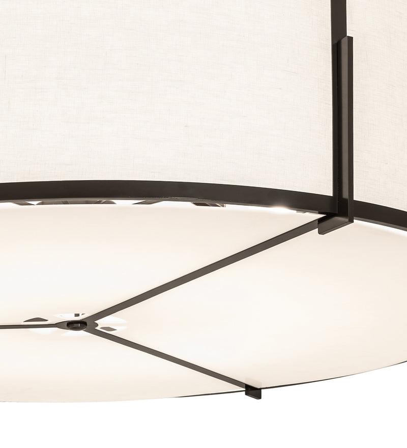 Meyda Tiffany 243104 12 Light Flushmount, Timeless Bronze