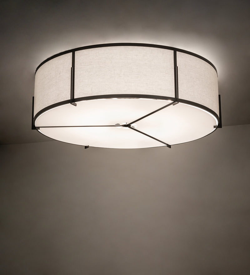 Meyda Tiffany 243104 12 Light Flushmount, Timeless Bronze