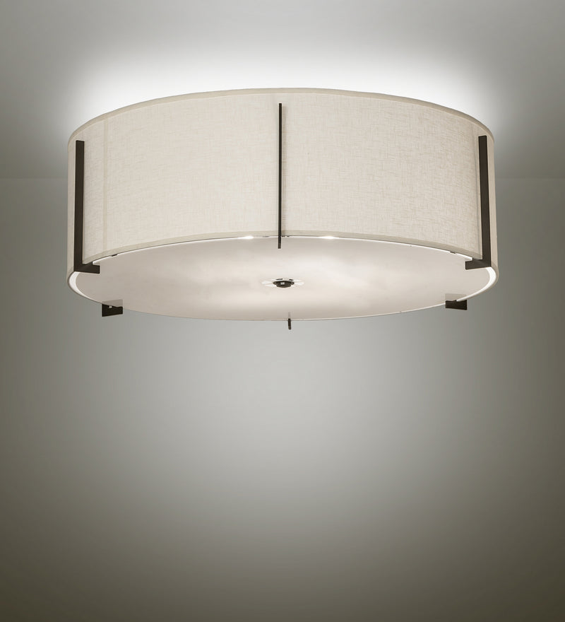 Meyda Tiffany 243105 LED Flushmount, Timeless Bronze