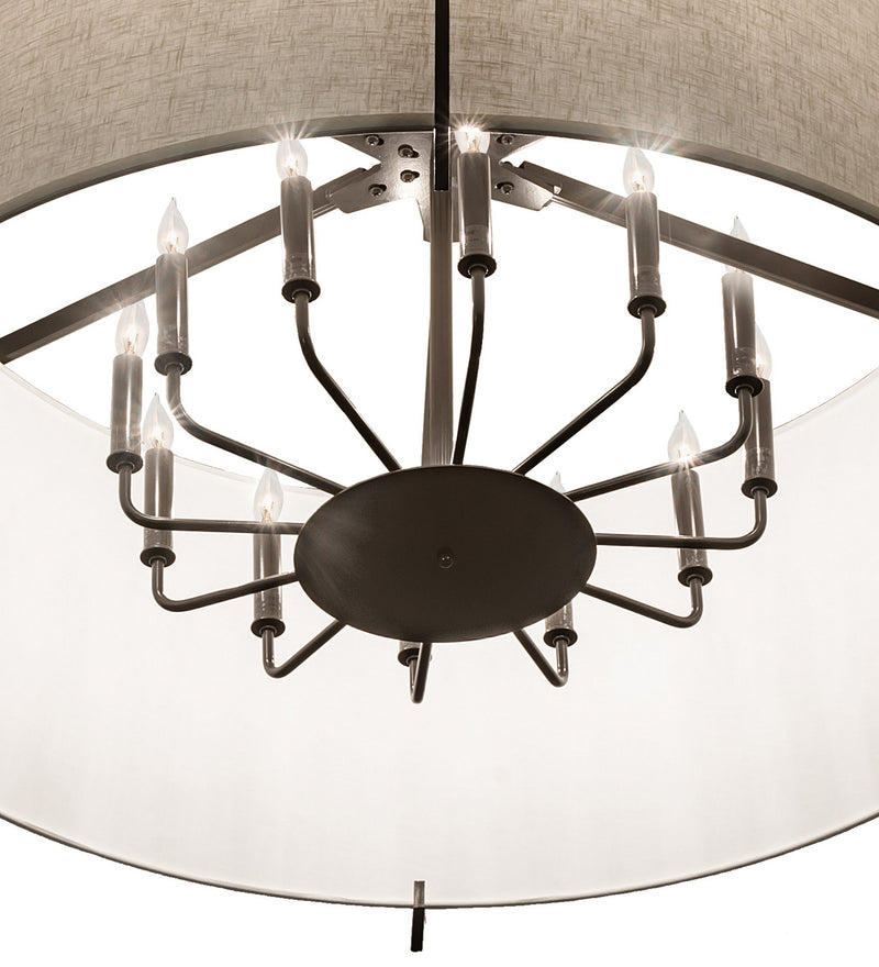 Meyda Tiffany 245578 LED Semi-Flushmount, Timeless Bronze