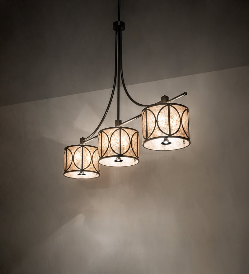 Meyda Tiffany 247578 12 Light Pendant, Timeless Bronze Vein
