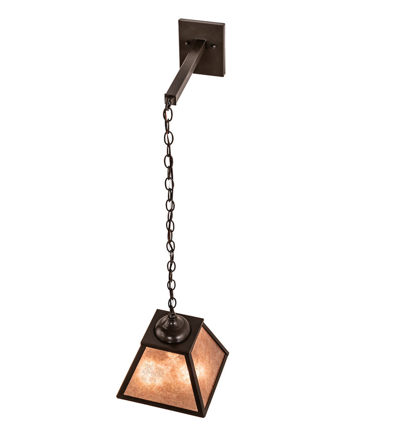 Meyda Tiffany 247645 Three Light Wall Sconce, Timeless Bronze Vein