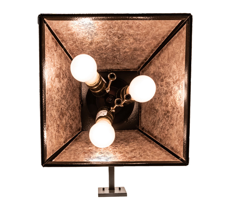 Meyda Tiffany 247645 Three Light Wall Sconce, Timeless Bronze Vein