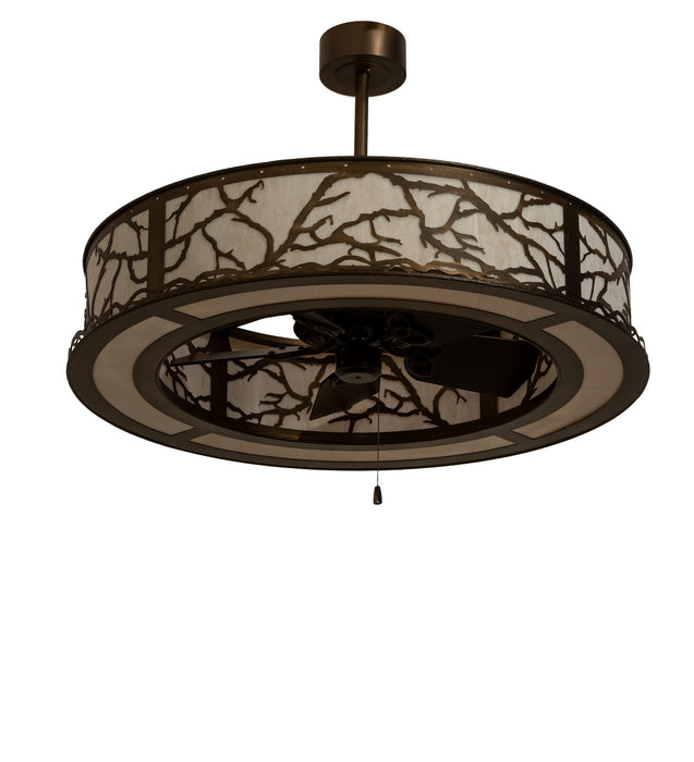Meyda Tiffany 247650 Eight Light Chandel-Air, Antique Copper
