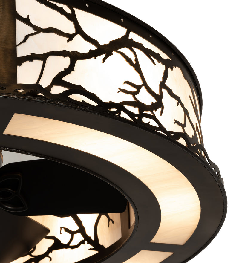 Meyda Tiffany 247650 Eight Light Chandel-Air, Antique Copper