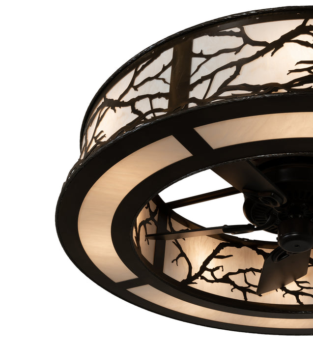 Meyda Tiffany 247650 Eight Light Chandel-Air, Antique Copper