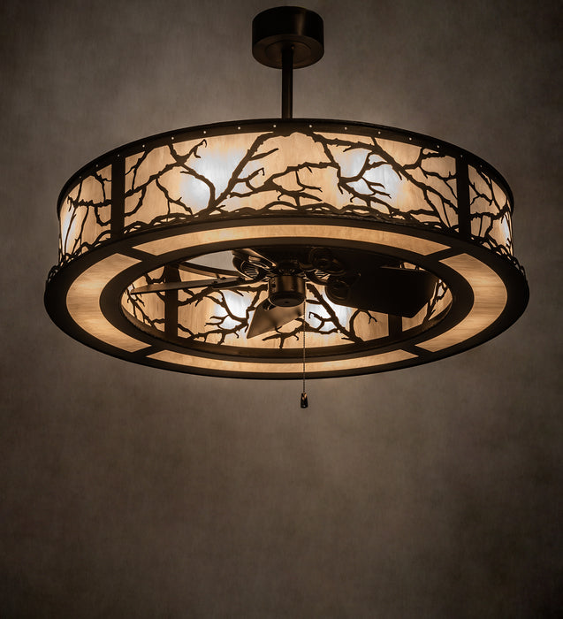 Meyda Tiffany 247650 Eight Light Chandel-Air, Antique Copper