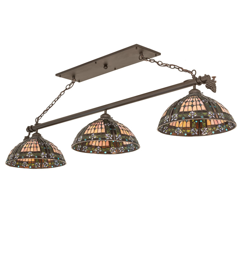 Meyda Tiffany 248895 Three Light Pendant, Oil Rubbed Bronze