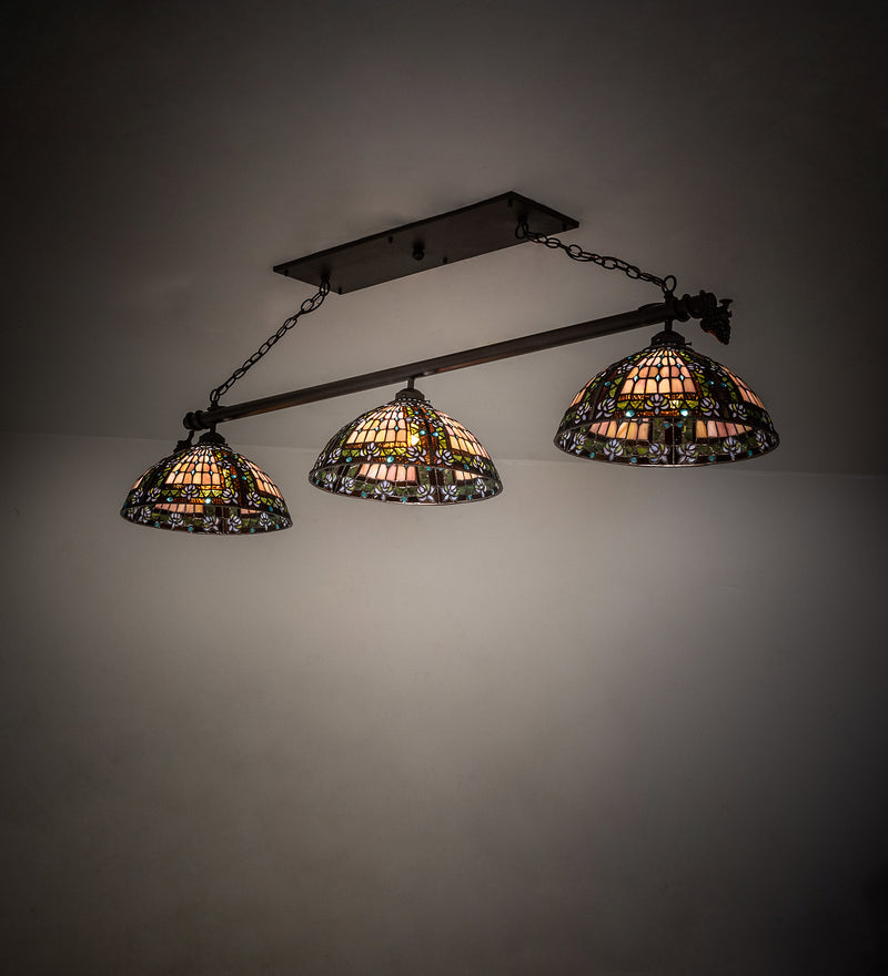 Meyda Tiffany 248895 Three Light Pendant, Oil Rubbed Bronze