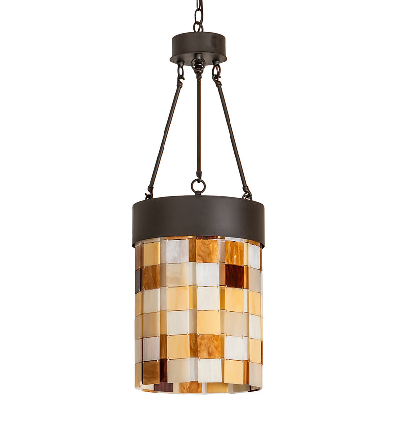 Meyda Tiffany 249600 One Light Pendant, Oil Rubbed Bronze