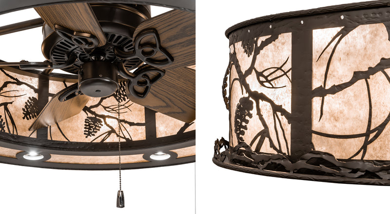 Meyda Tiffany 250477 LED Chandel-Air, Oil Rubbed Bronze