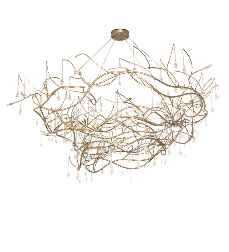 Meyda Tiffany 250516 32 Light Chandelier, Champagne Metallic