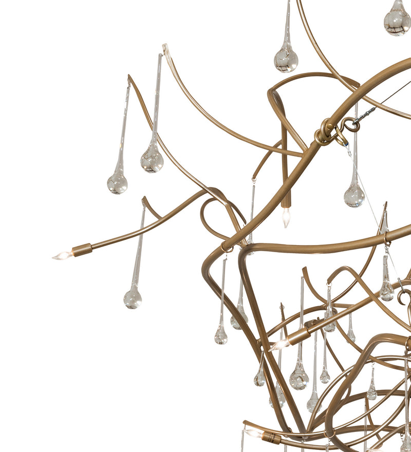 Meyda Tiffany 250516 32 Light Chandelier, Champagne Metallic