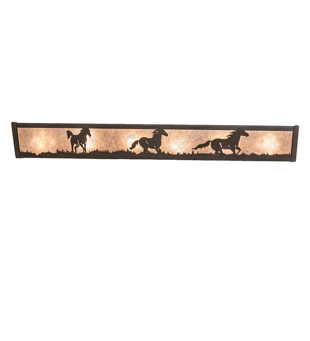 Meyda Tiffany 250531 Six Light Vanity, Oil Rubbed Bronze