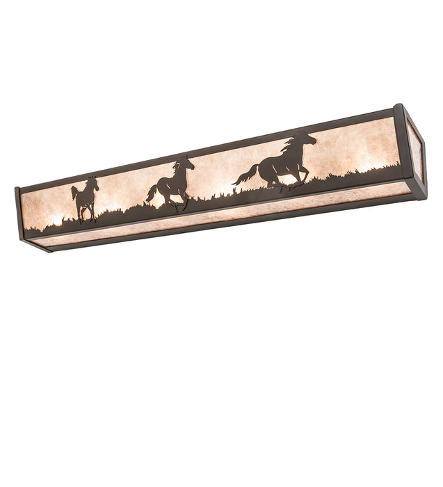 Meyda Tiffany 250531 Six Light Vanity, Oil Rubbed Bronze